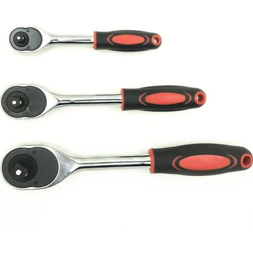 1/4'' 3/8'' 1/2'' Torque Ratchet Wrench Car Repair Tool 24 Teeth Quick Release Spanner Socket Driver Hand Tools