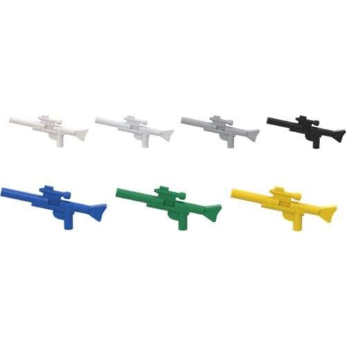 10PCS Building Blocks 57899 Star Decoration Laser Long Gun Sniper Rifle Bricks Assembles Particles Parts Toy For Children Gift