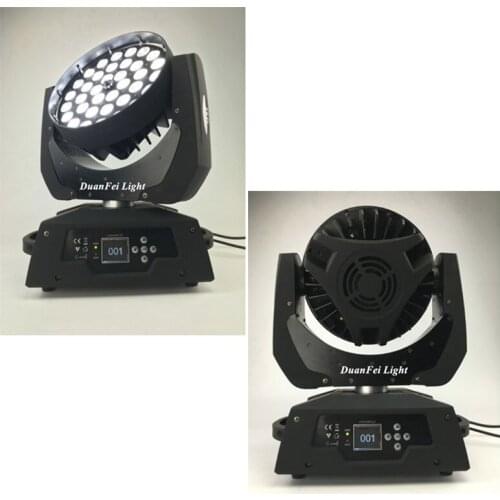 10Pieces/Lot Dmx512 36x10w 4in1 Rgbw Circle Zoom Wash Led Moving Head Light