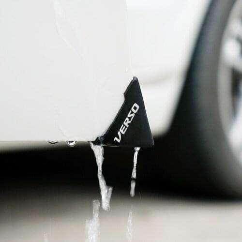 2PCS Silicone Car Door Corner Cover Bumper Anti-Scratch Protector for Toyota verso 2009 2010 2013 Accessories Car Styling