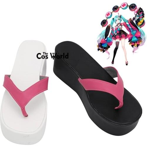 Vocaloid 2020 Magci Mirai Miku Anime Customize Cosplay Flat Shoes