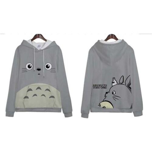 Anime Miyazaki Hayao Totoro hoodie cosplay hooded men women coat