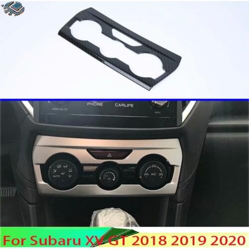 For Subaru XV 2018 2019 Car Accessories ABS Air conditioner switch cover frame