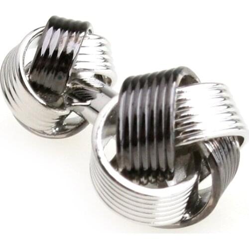 Free Shipping Mens Jewelry knot cufflinks for mens Male French shirt cuffs button Jewelry Gifts cuff links Wholesale #LEP6517