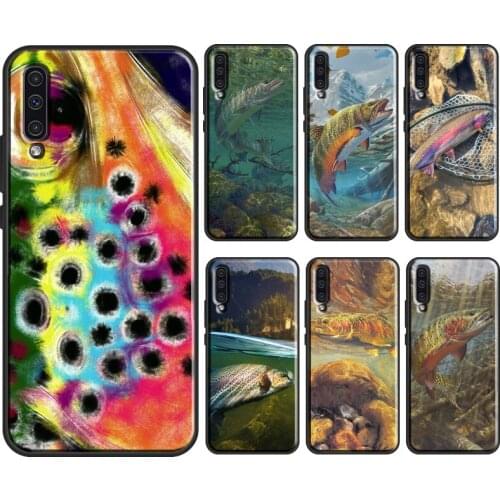 Rainbow Trout Fishing Skin For Samsung Galaxy A50 A70 A40 A10 A51 A71 A31 A41 M51 M31 A12 A52 A20e A21S Phone Cover