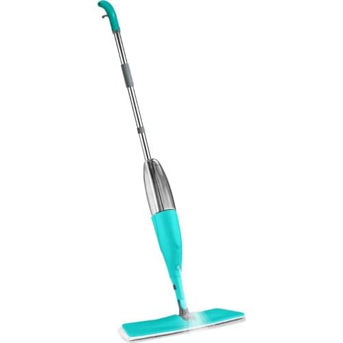 Floor Cleaning Mat Mop Spray Floor Parquet Cleaner Mop Squeegee with Detergent Container