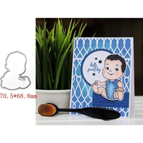 Little Baby Boy Stamps And Dies For Scrapbooking Embossing Paper Cards Making Craft Clear Stmaps 2020 Dies