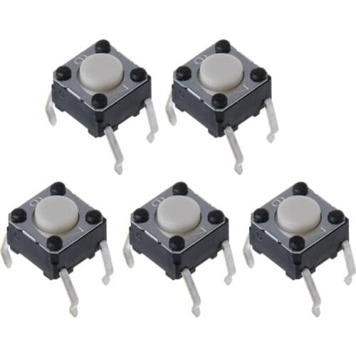 5Pcs Mouse Micro Switch for Logitech M185 M215 G300 G402 G602 M570 6x6x4.3mm