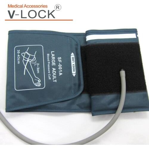 Reusable nylon single tube large adult child arm sphygmomanometer BP blood pressure Cuff