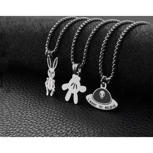 Fashion Titanium Steel Pendant Stainless Steel Sweater Chain All-match Clothes Accessories hot sale