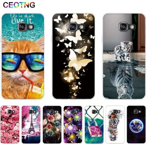 Soft TPU Case For Samsung Galaxy A3 2016 A310 A310F 4.7" Case Back Silicone Phone Cover For Samsung A3 2016 SM-A310F Cover Bags