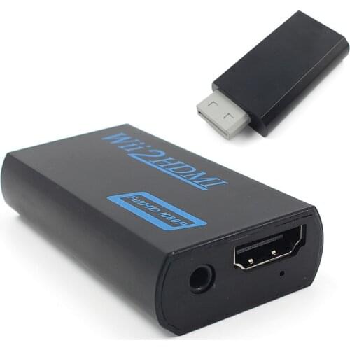 JETTING New For Wii to HDMI For Wii 2 HDMI Adapter Converter 3.5mm Audio Video Output Full HD 720P 1080P HDTV Monitor