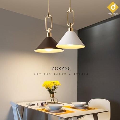 Nordic Aplomb Pendant Lights Modern Led Pendant Lamps White Hanglamp Aluminum Luminaria For Living Room Kitchen Light Fixtures