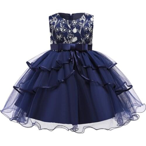 Causal Dress Baby Girls Birthday Party Clothing Wedding Evening Gowns Flower Girls Vestidos Princess Clothes Children Costume