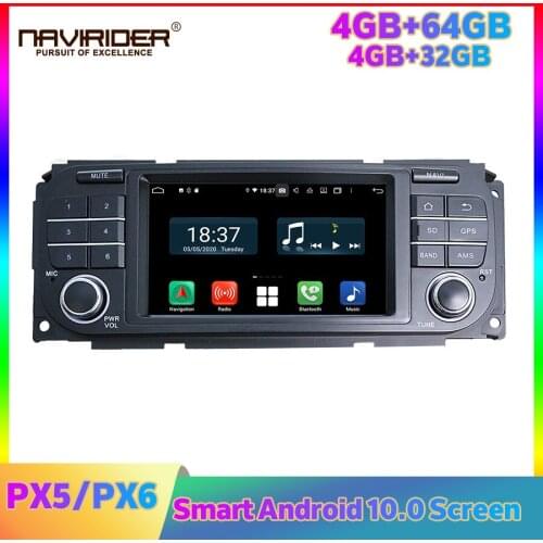 PX5 PX6 Android Player For JEEP Grand Cherokee Liberty Wrangler Dodge Caravan Car Radio Head Unit Multimedia GPS Navi Autoradio