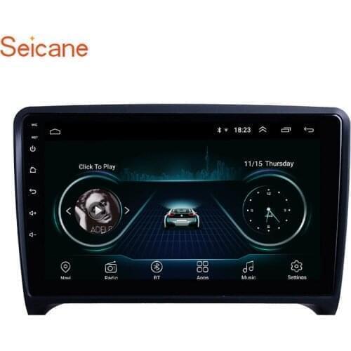 Seicane 2GB RAM 2.5D IPS Android 10.0 Car GPS Navigation Radio Unit Player For Audi TT 2 8J 2006-2011 2012 20132014 support OBD2