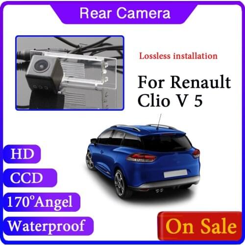 Reversing Back Up Waterproof Car Camera For Renault Clio V 5 2019~2020