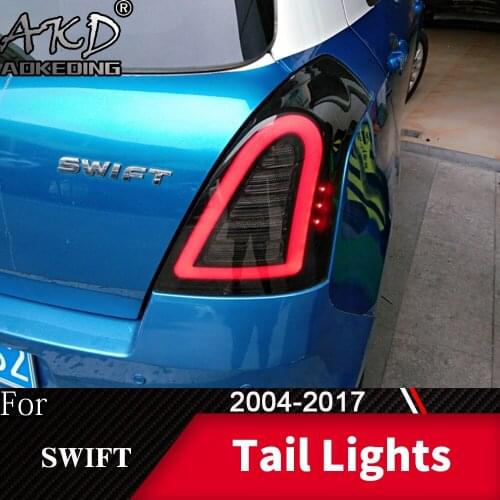 For Car Suzuki Swift Tail Lamp 2004-2017 LED Fog Lights Day Running Light DRL Tuning Car Accessories Swift Tail Lights