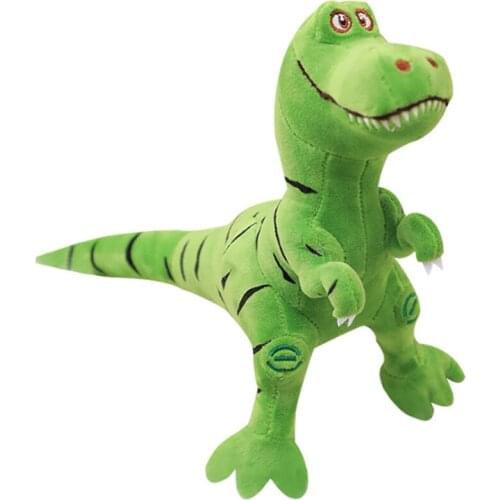 BOLAFYNIA green and grey Dinosaur Children Plush Stuffed Toy Baby Kids Toy for Christmas Birthday Gift