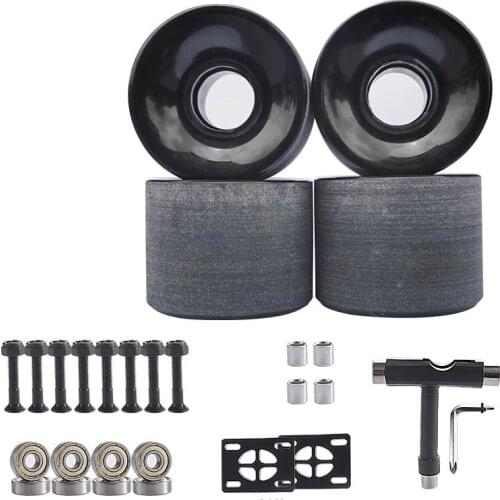 4Pcs 78A 60X45mm Longboard Skateboard 4 Wheels Cruiser Repair With Bearings Spacers Roller Sports Skateboard Wheels