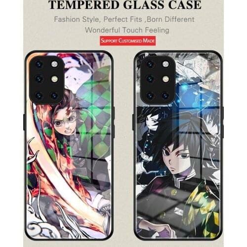 8T Tempered GIass Anti-Drop Cover Japan Anime Demon For Oneplus 6 6T 7 7Pro 7T 7TPro 1+8 8Pro 8T 9 9Pro Nord Protective Case