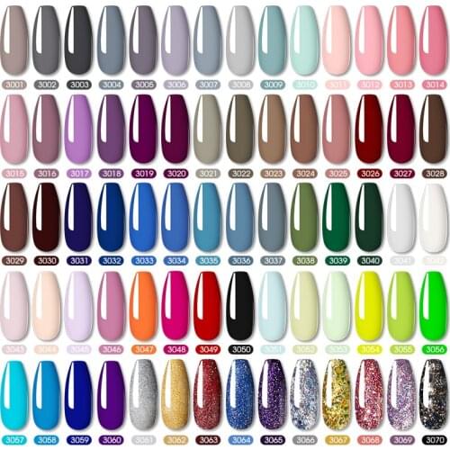 ROSALIND 9/25/30/40PCS Gel Nail Polish Set Color Enamel Semi Permanent Varnish Nail Art Design Soak Off UV LED Base Top Coat Set
