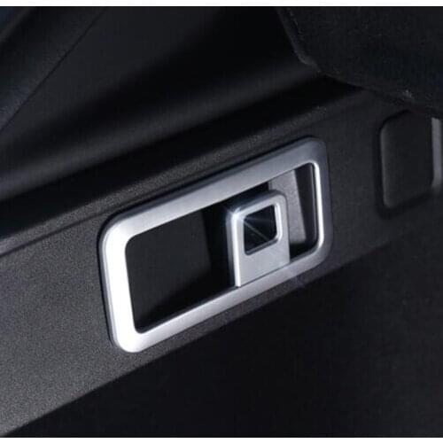 ABS Chrome For Jaguar F-PACE 2016 2017 Car Accessories Backup Box Hooks Decoration Cover Trim Car Sticker Styling 1Pcs