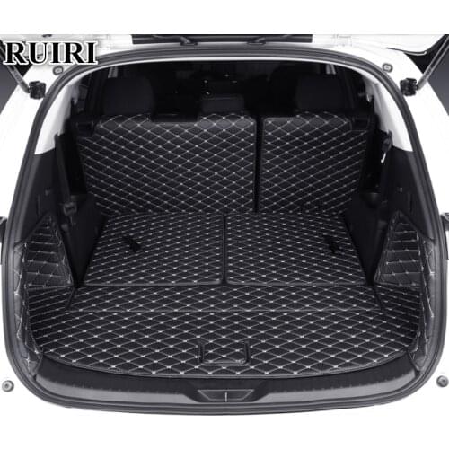 Good quality! Special car trunk mats for Mazda CX8 6 7 seats 2021-2018 waterproof boot carpets cargo liner mats for CX-8 2020