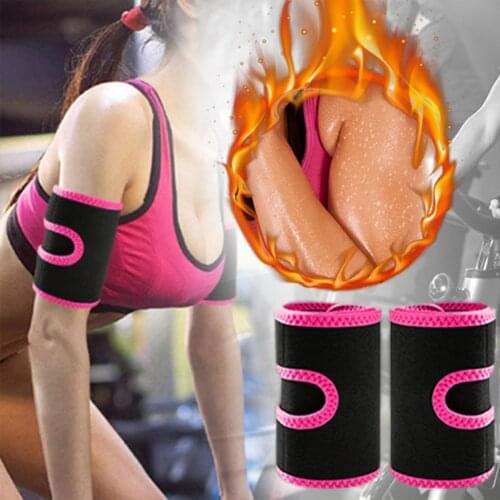 Magnetic Therapy Self-Heating Arm Elbow Brace Pain Relief Slimming Weight Loss Strap Bandage Arm Care Trainer Adjustable
