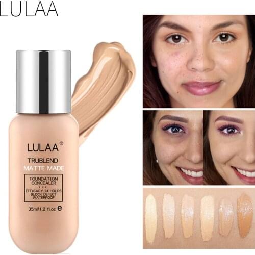 Youth Velvet Foundation Professional Full Cover Matte Base Make Up Cream Waterproof Concealer Liquid Foundation