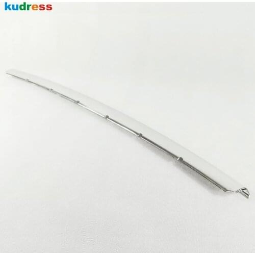 Rear Bumper Cover Trim For Honda Civic 2016 2017 2018 2019 Sedan ABS Chrome Tail Bumper Decoration Strip Sticker Car Accessories