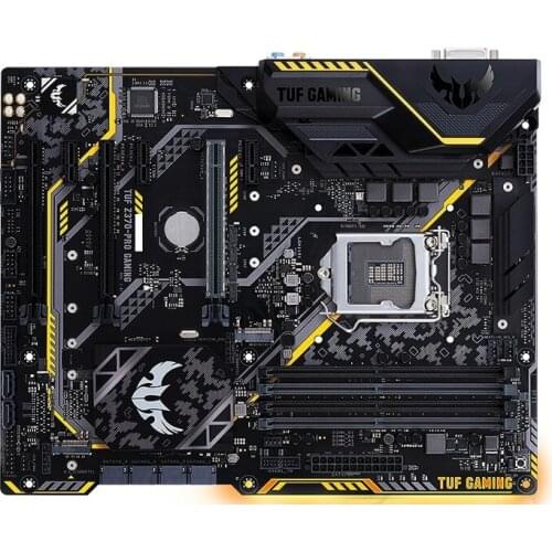 New Asus TUF Z370-PRO GAMING DDR4 LGA 1151 Z370 Desktop Motherboard USB2.0 USB3.1VGA DVI HDMI-compatible motherboard