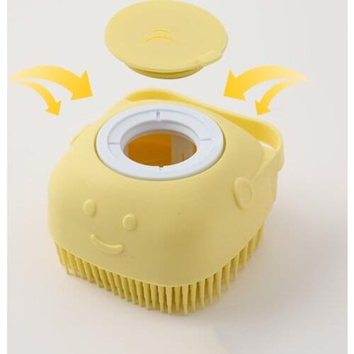 Newest Cute Magic Silicone Brushes Bath Towels Body Brush Bath Belt Exfoliating Wash Skin Household Clean Shower Brushes