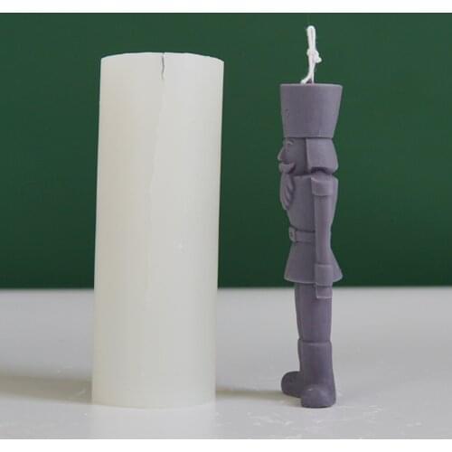 2021 New 13*5.2*5.2cm Silicone Mold 3D DIY Making Mould Simplified Human-shaped Candle Mould Multi Using Cake Crafts Gifts