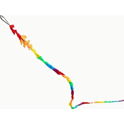 New arrive Outdoor Fun Sports Kite Accessories /6m Rainbow Tail For Delta kite/Stunt /software kites Kids