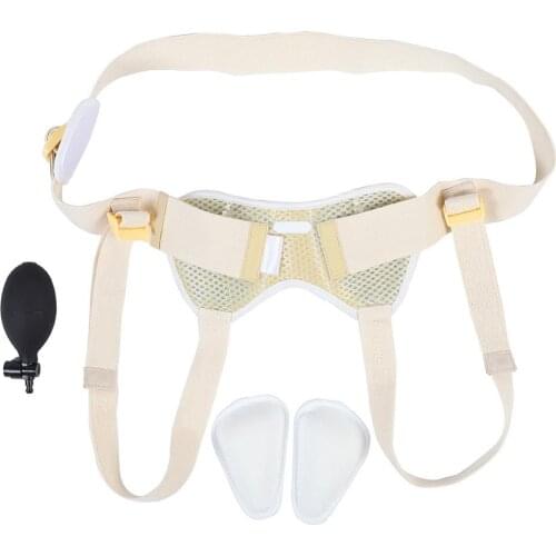 Inguinal Hernia Belts Groin Adjustable Support Inflatable Hernia Bag For Adult Male Elderly Treatment Health Care Support Belt