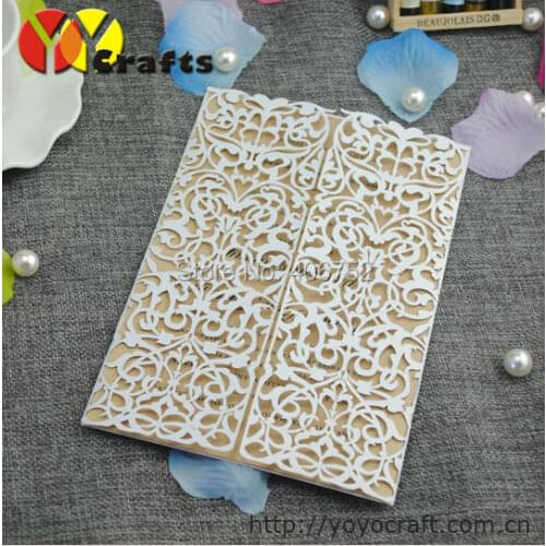 Happy birthday invitation cards ,laser cut handmade birthday invitation cards 50sets/lot
