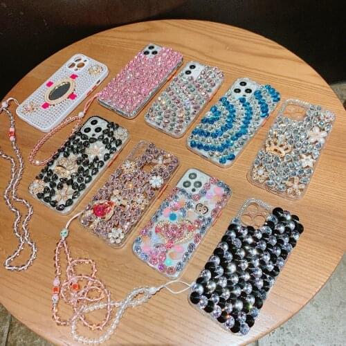 Luxury fashion Bling Rhinestone Gem diamond phone case for iphone 12 11 Pro Max XR X XS 6 7 8 Plus Camera protection cover Coque