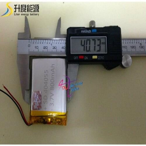 SD404055 China manufacturer 800mah battery lithium ion 3.7v 404055 sell batteries