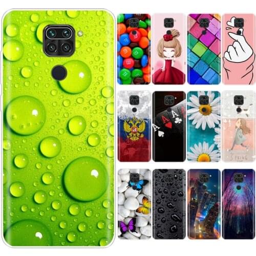 Silicone Case For Xiaomi Redmi Note 9 Case 6.53 Soft Silicon TPU Back Cover Phone Case For Xiaomi Redmi Note 9 Note9 Case Coque