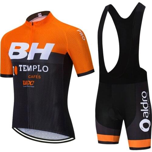 BLUE BH CYCLING TEAM JERSEY bike shorts 20D set Ropa Ciclismo MEN summer quick dry BICYCLING Maillot Bottoms Wear