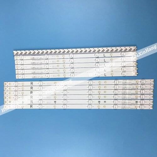 5set=60pieces LED Strip For Philips TV 50PFF2651 50PFF3655 50PFF5655 50PFF3750 55PUF6092/T3 LD50V02S LB-PF3528-GJD2P5C506X11-R-B