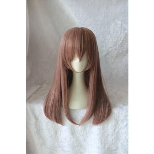Anime A Silent Voice Shape of Voice Koe no Katachi Nishimiya Shouko women Cosplay Wig Prop Straight dark pink Hair costumes