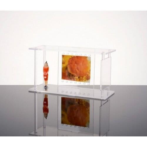2pcs/Lot Architecture Scale Model Transparent Outdoor Station Bus Stop In Train Layout