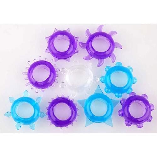 20PCS penis ring Delaying Ejaculation Clit Orgasm Rings Clitoris G SPot Stimulating Cockring Adult products Sex Toys for Men