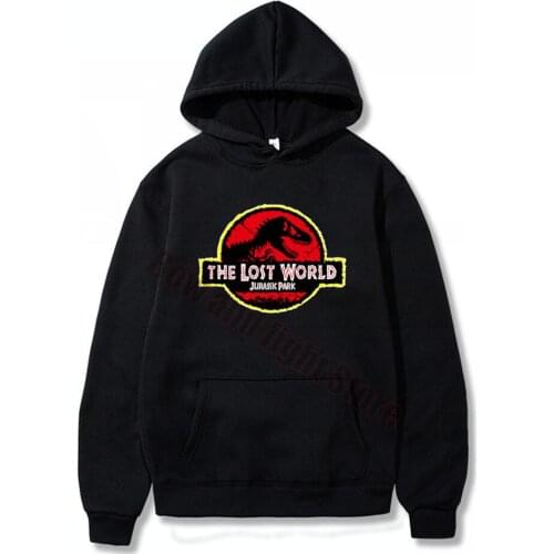 2020 Jurassic Park Hoodies Men Printed Casual Funny Tops Jurassic World Women Sweatshirt Hoody Tops Black Blue Red Navy S-3XL