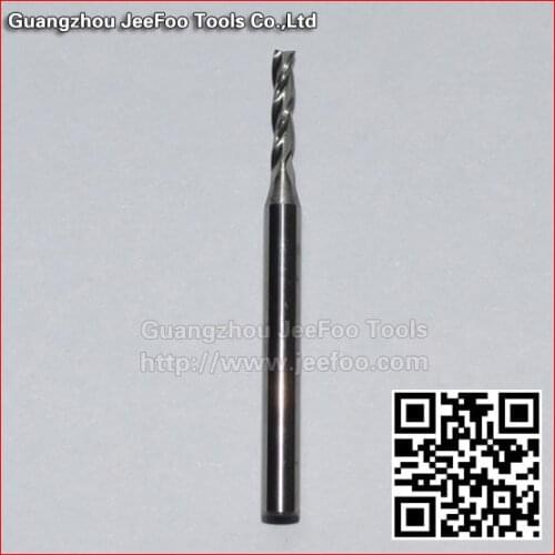 3.175*2.0*10 Three Flutes Carbide Cutters/ End Mill Tools/Cutting Bits/CNC Router Tool Bits/Engraving Tools/Cutting MDF/Wood/PVC