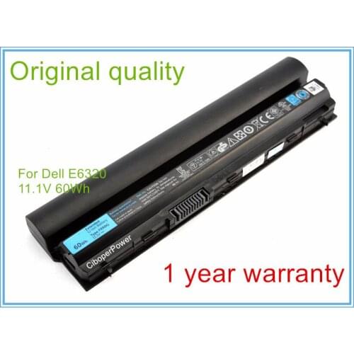 6 Cell Original 60WH For FRR0G Laptop Battery E6220 E6320 E5220 E6330 K4CP5 Free Shipping