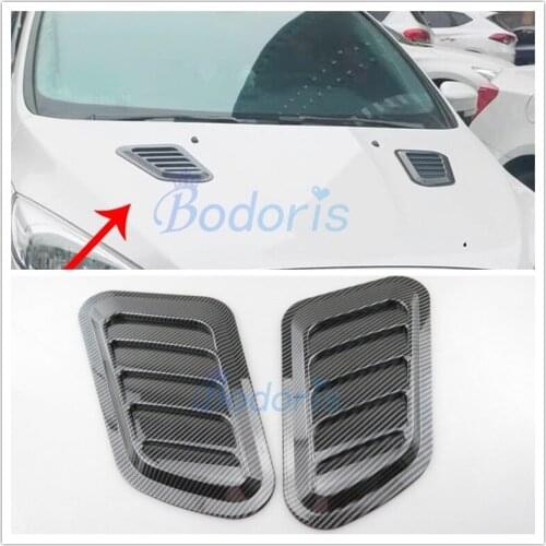 Car Hood Air Vent Cover Door Bumper Guard Plate Car Styling For BMW 2 5 series F45 X1 F48 X5 F15 X6 F16 X3 X4 Accessories
