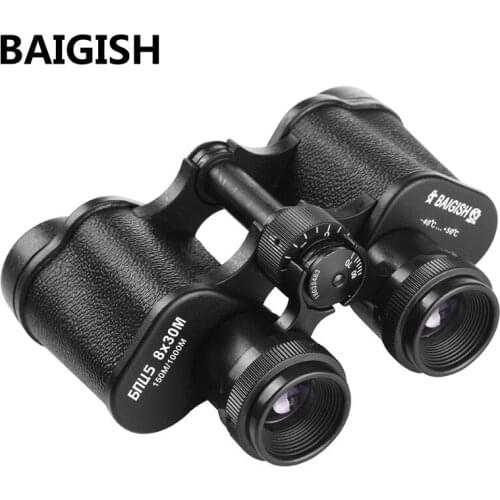 8x30 Authentic BAIGISH Russia and High Definition Large Binocular Night Vision Telescope Eyepiece 2019 New